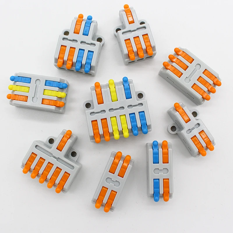 Push Fit Connector - Mini Quick Wire Conductor Connector Universal