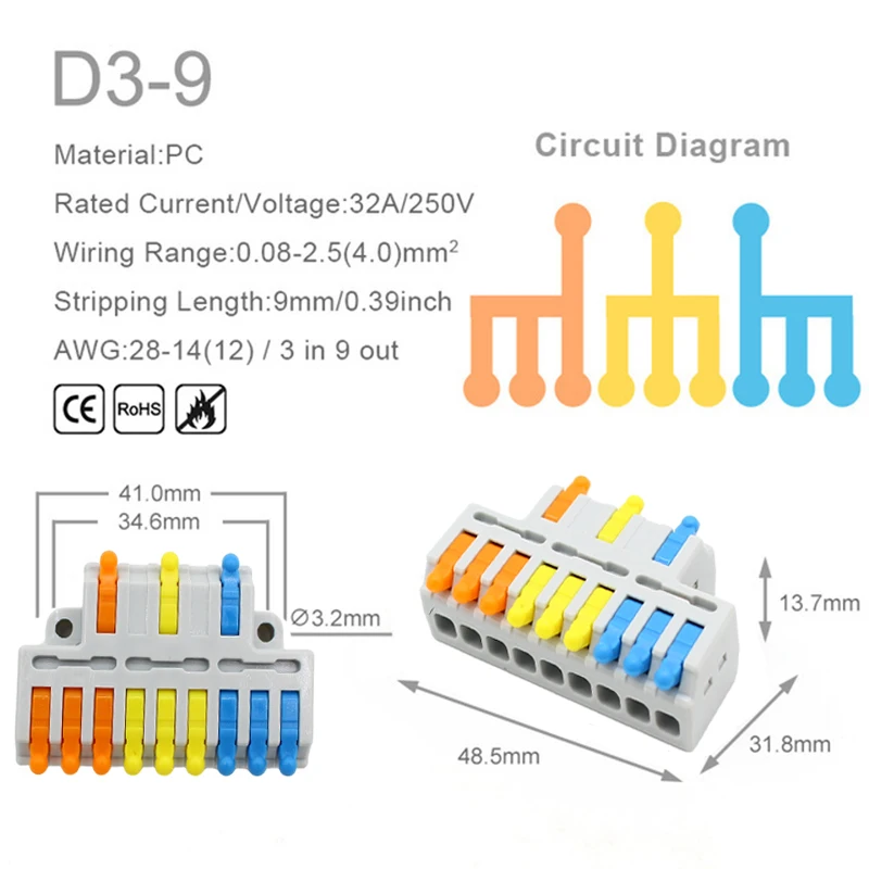Mini Quick Wire Conductor Conn - مراجعة Push Fit Connector وسعره