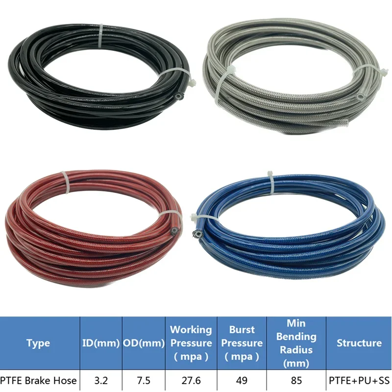4M AN3 Motorcycle Braided Stai - مراجعة Ptfe Tape Thread وسعره