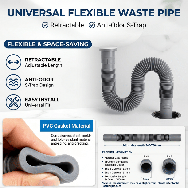 Universal Flexible Expandable  - مراجعة Flexible Hose Braided وسعره
