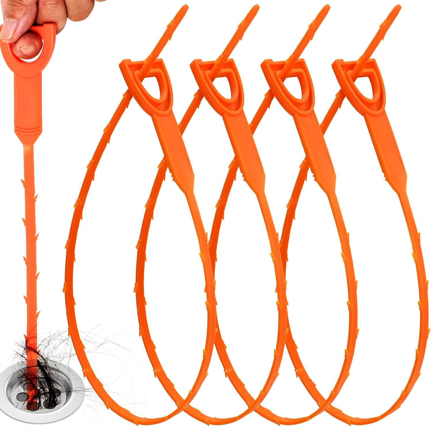 4-Pack 20-Inch Drain Snake, Fl - مراجعة Drain Snake Flexible وسعره