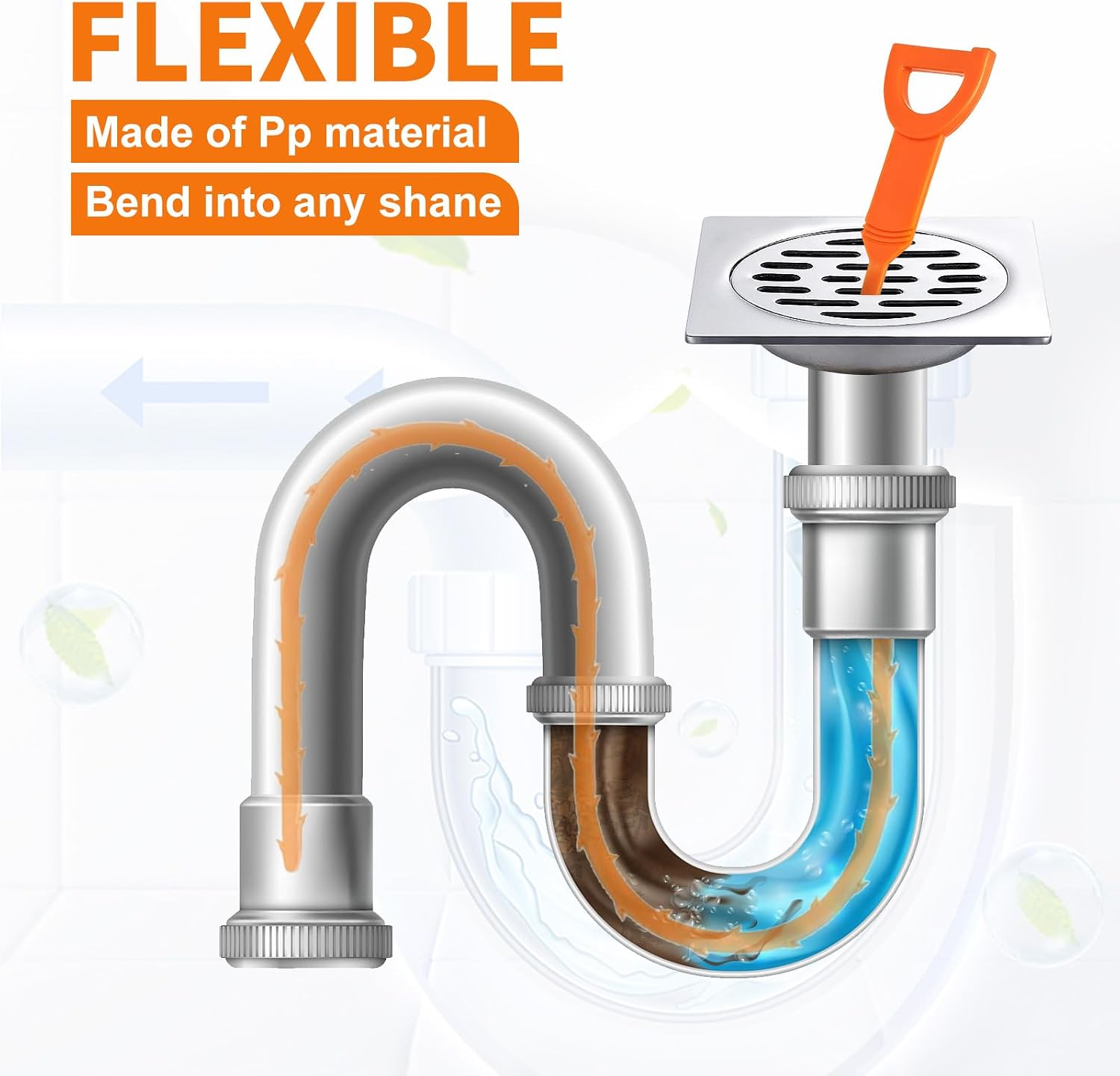 4-Pack 20-Inch Drain Snake, Fl - مراجعة Drain Snake Flexible وسعره