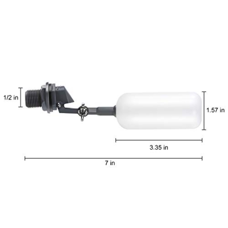 Float Ball Valve, 1/2 Inch Mal - مراجعة Float Ball Valve وسعره