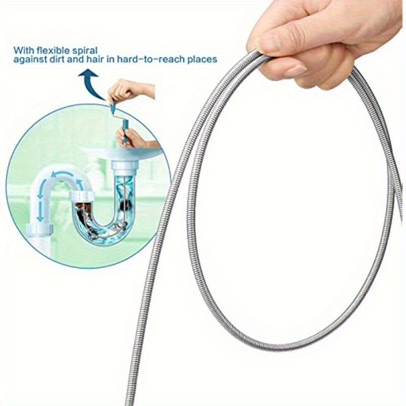 Telescopic Handle Flexible Ste - مراجعة Drain Snake Flexible وسعره
