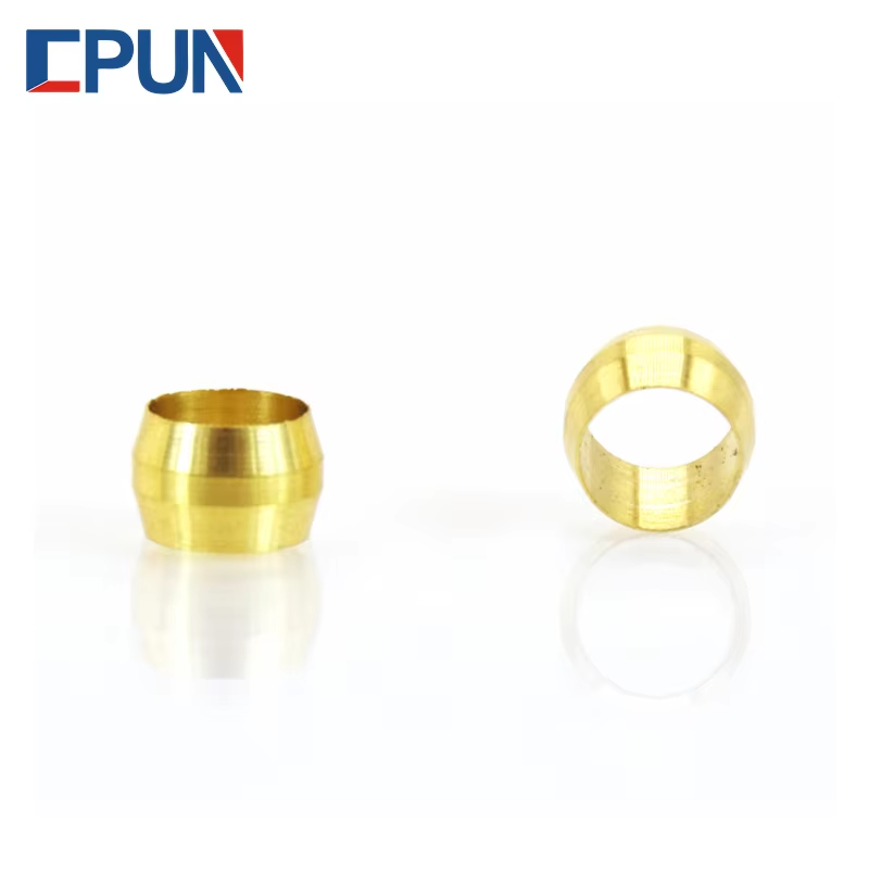 10pc Brass Double taper ferrul - مراجعة Compression Fitting Brass وسعره