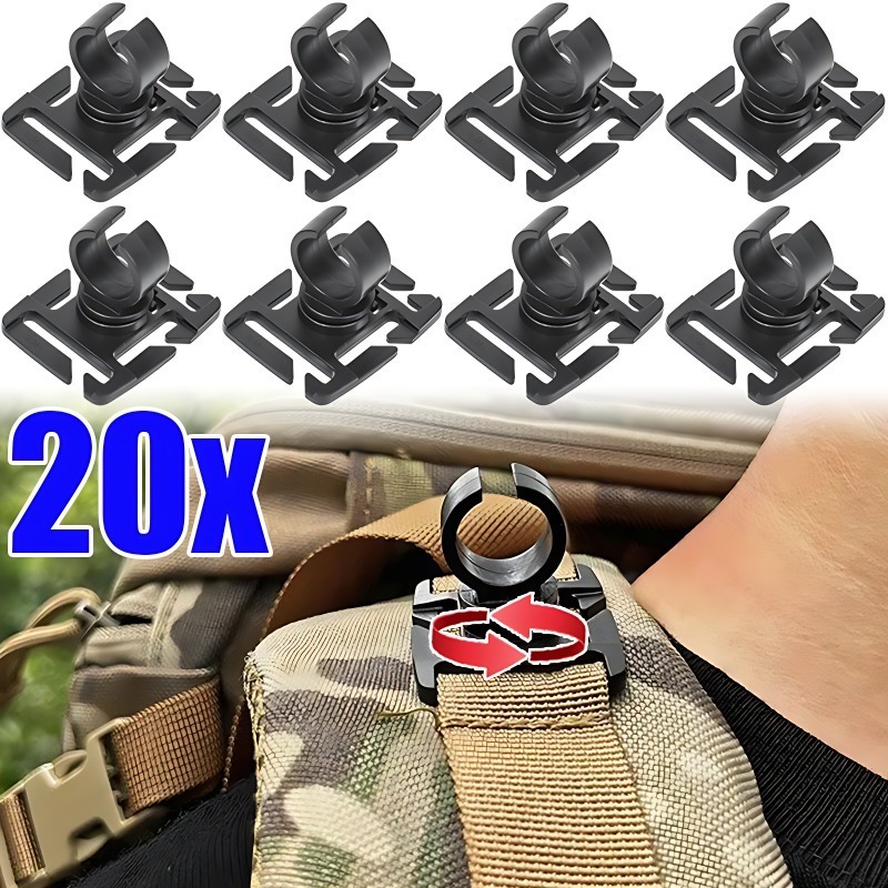 Swivel U Ring Flashlight Work  - مراجعة Plastic Pipe Clip وسعره