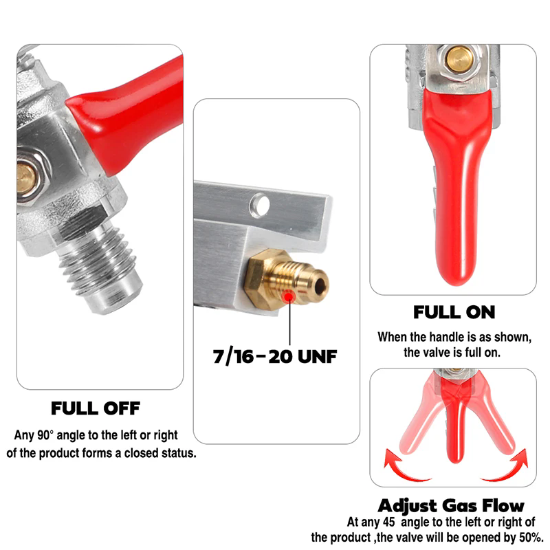 IMAICTUU 4 Way Gas Manifold Co - مراجعة Push Fit Connector وسعره