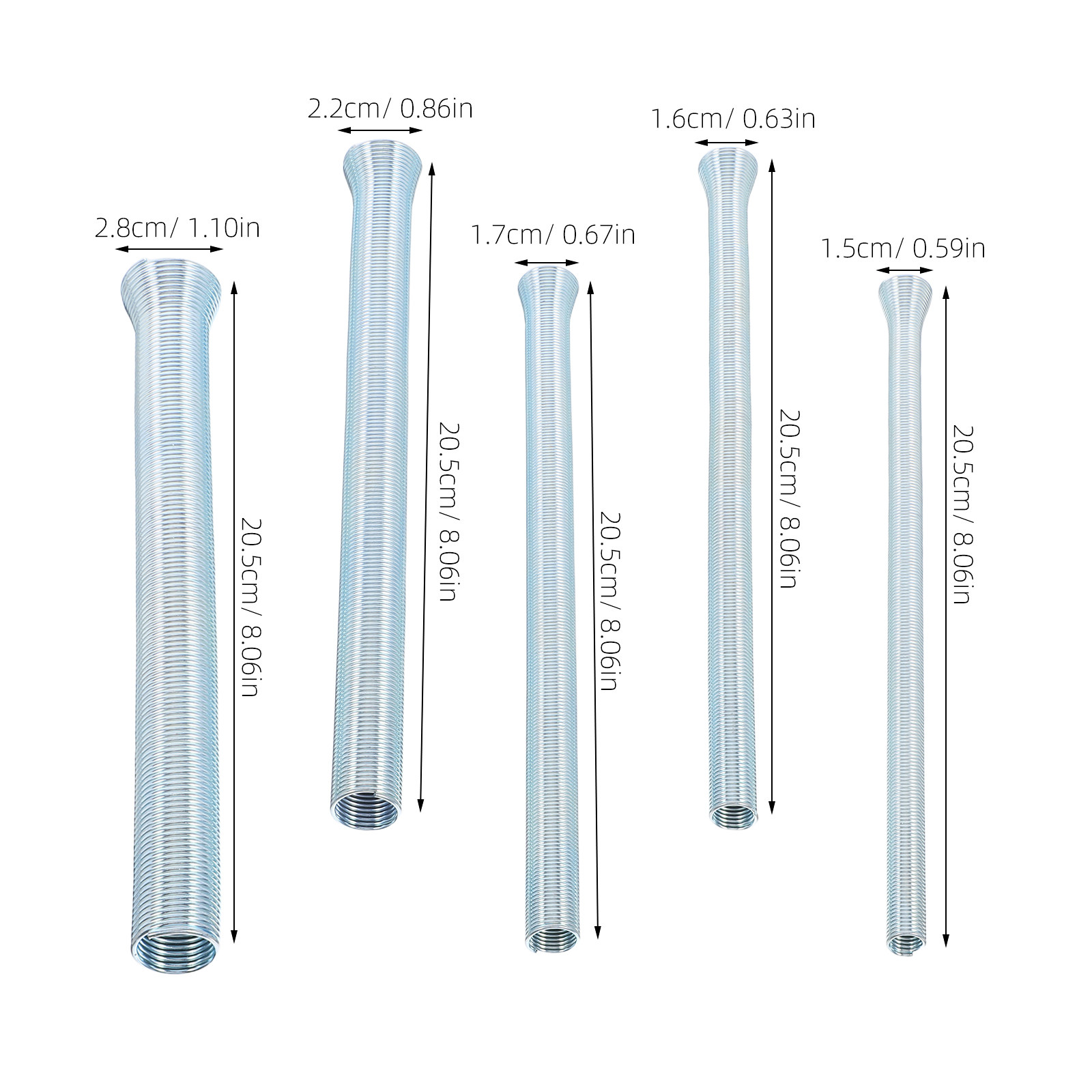 5Pcs Spring Tubing Bender Kit  - مراجعة Pipe Bending Spring وسعره