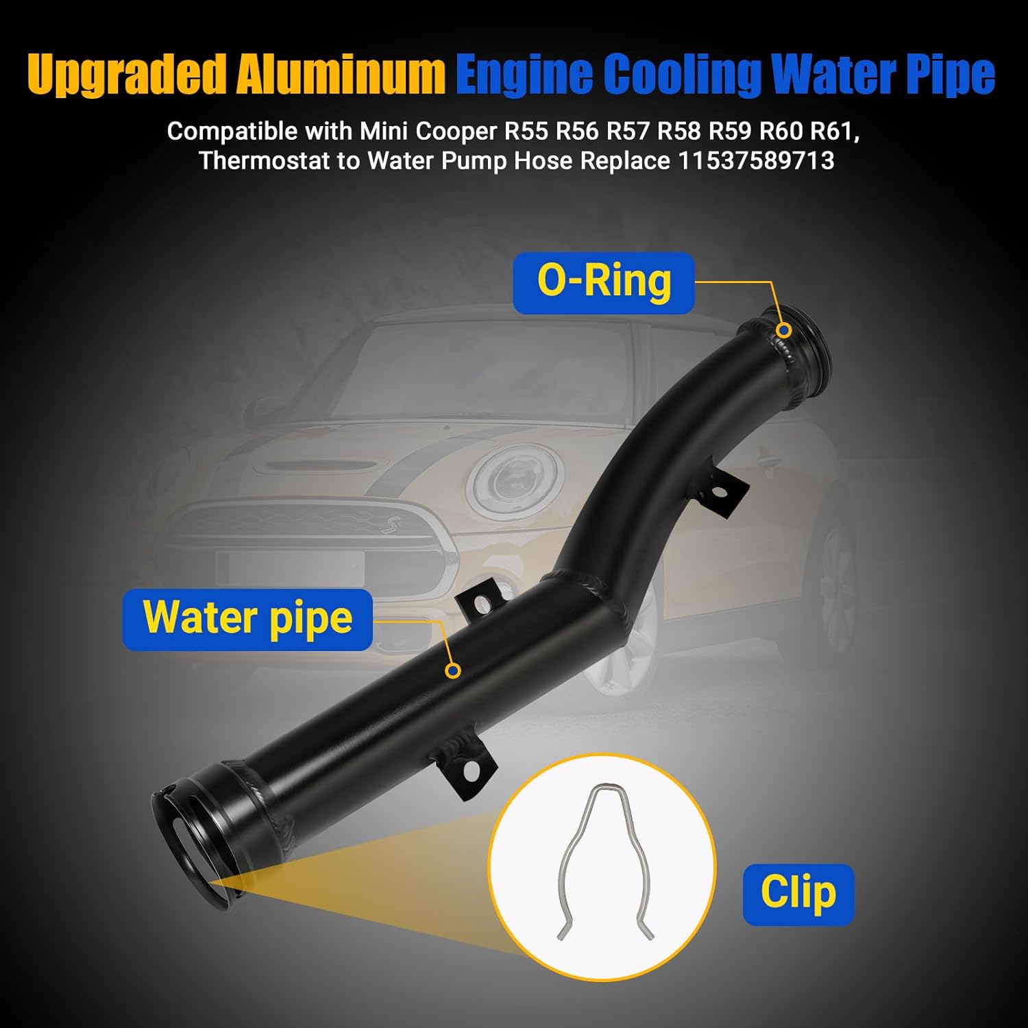 Car Engine Coolant Water Pump  - مراجعة Plastic Pipe Clip وسعره
