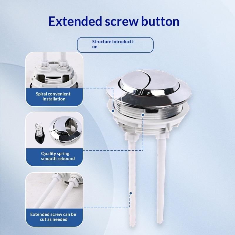 1Pc Universal Dual-flush Toile - مراجعة Toilet Fill Valve وسعره