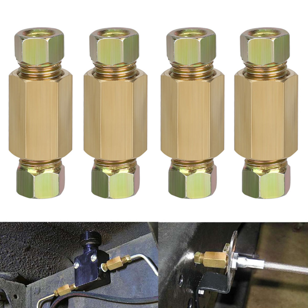 12pcs 3/16 (3/8-24 Inverted) B - مراجعة Compression Fitting Brass وسعره