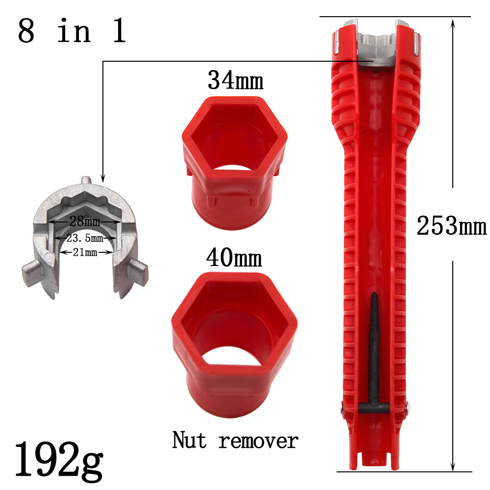 Three head red Sink wrench 8-i - مراجعة Pipe Freeze Spray وسعره