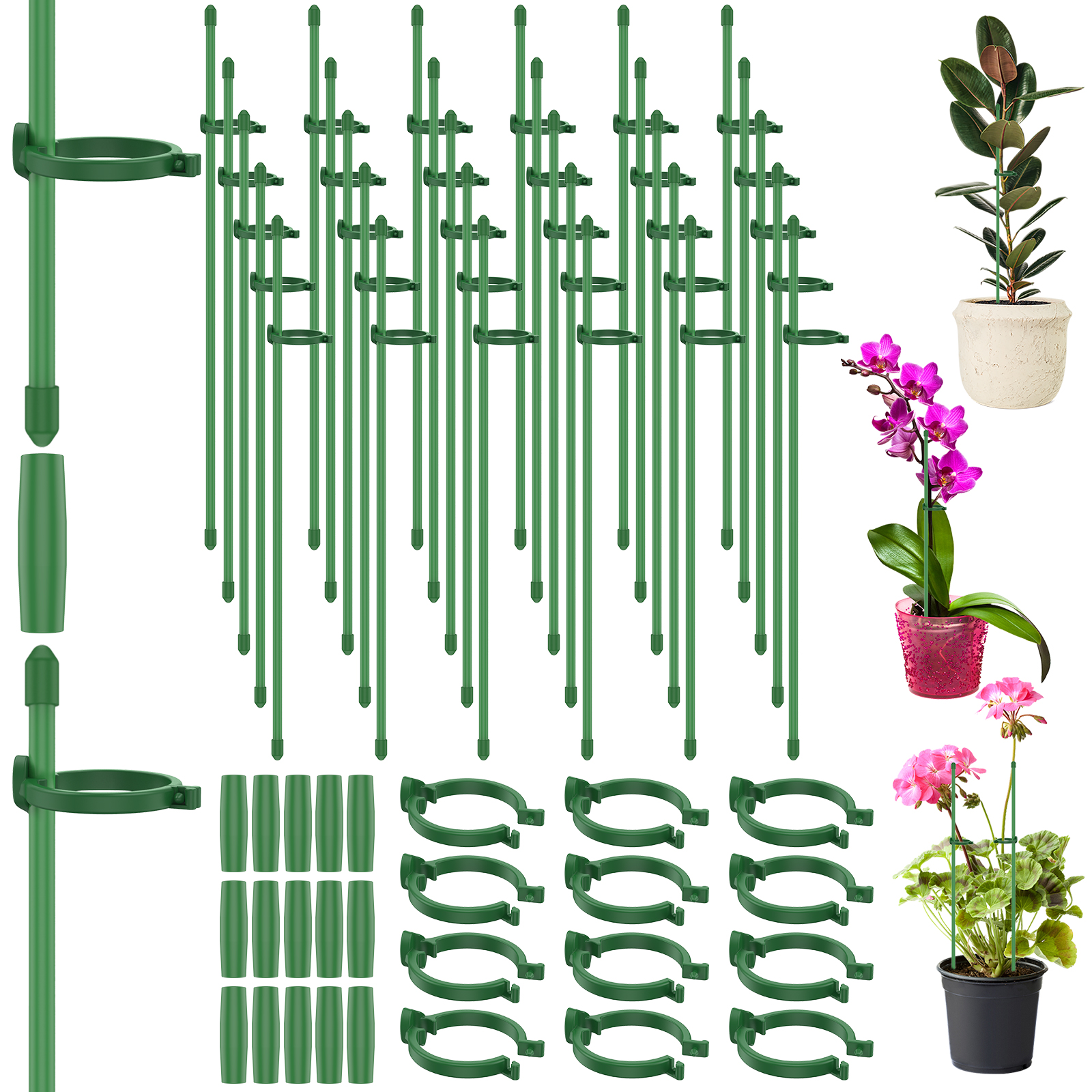 5/30Pcs Adjustable Plant Suppo - مراجعة Plastic Pipe Clip وسعره