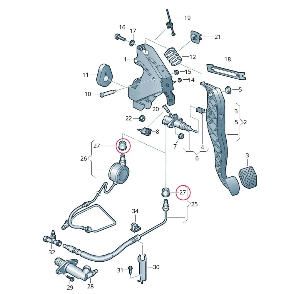 For Fiat Ulysse Peugeot 806 19 - مراجعة Plastic Pipe Clip وسعره