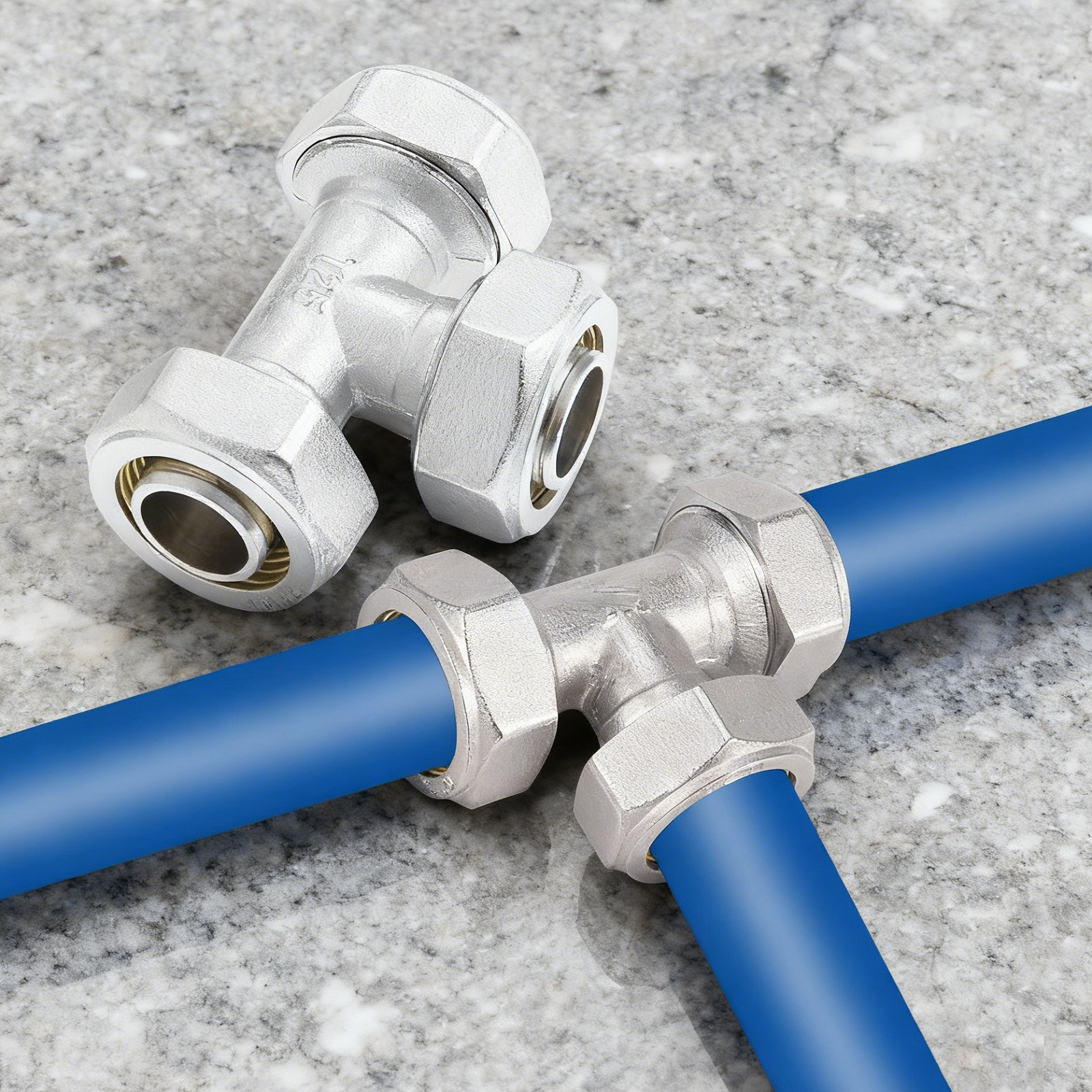 2Pcs 3/4’’ Tee Air Line Fittin - مراجعة Compression Fitting Brass وسعره
