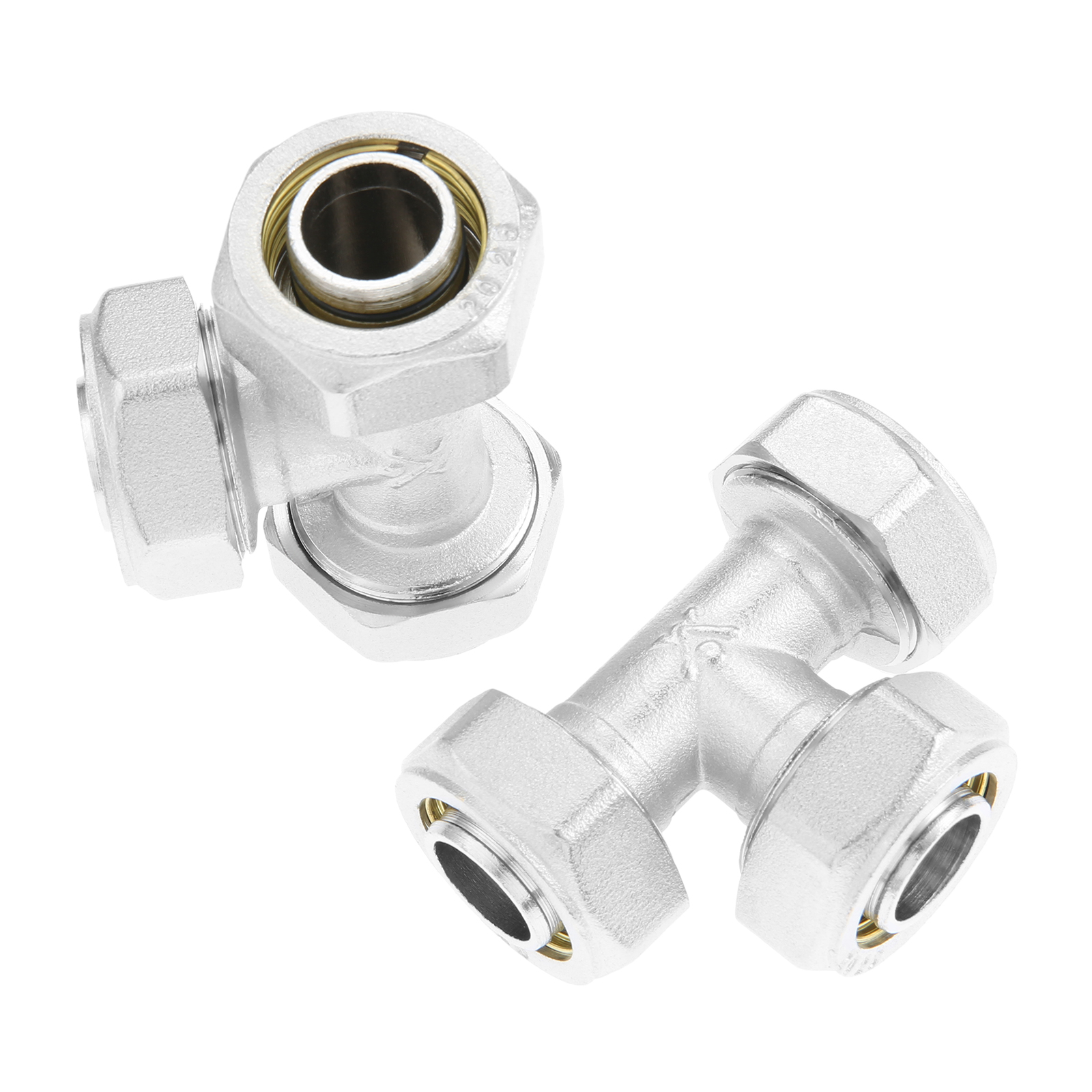 2Pcs 3/4’’ Tee Air Line Fittin - مراجعة Compression Fitting Brass وسعره