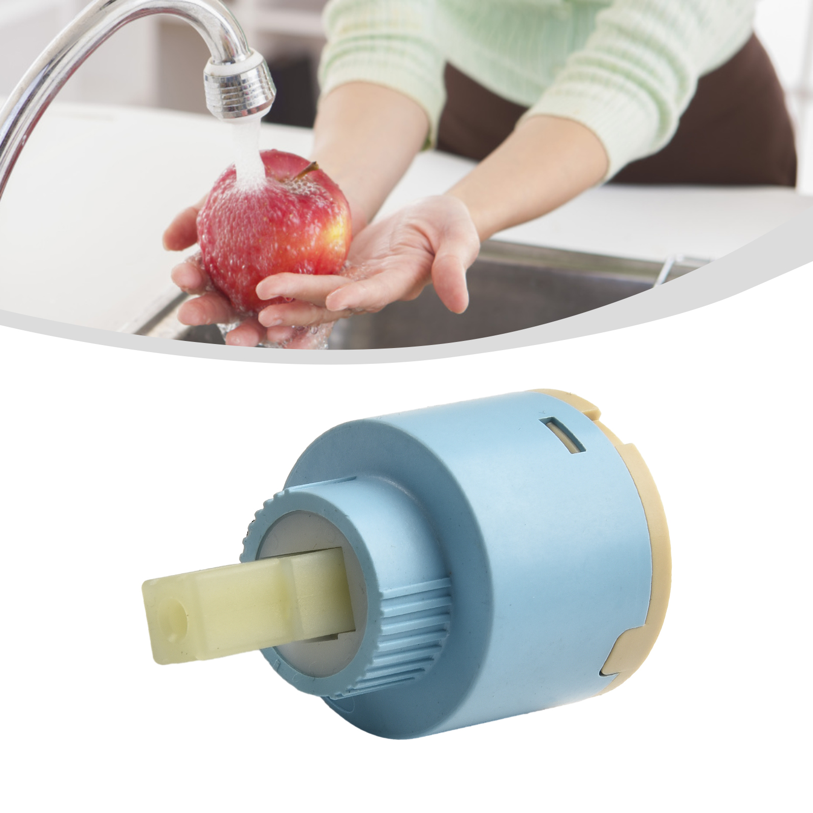 1pc Ceramic Cartridge 35mm/40m - مراجعة Basin Mixer Cartridge وسعره