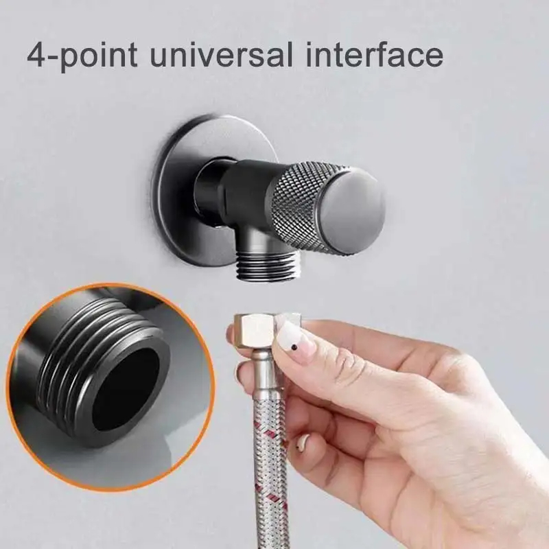 4 Points Faucet Inlet Valve G1 - مراجعة Toilet Fill Valve وسعره