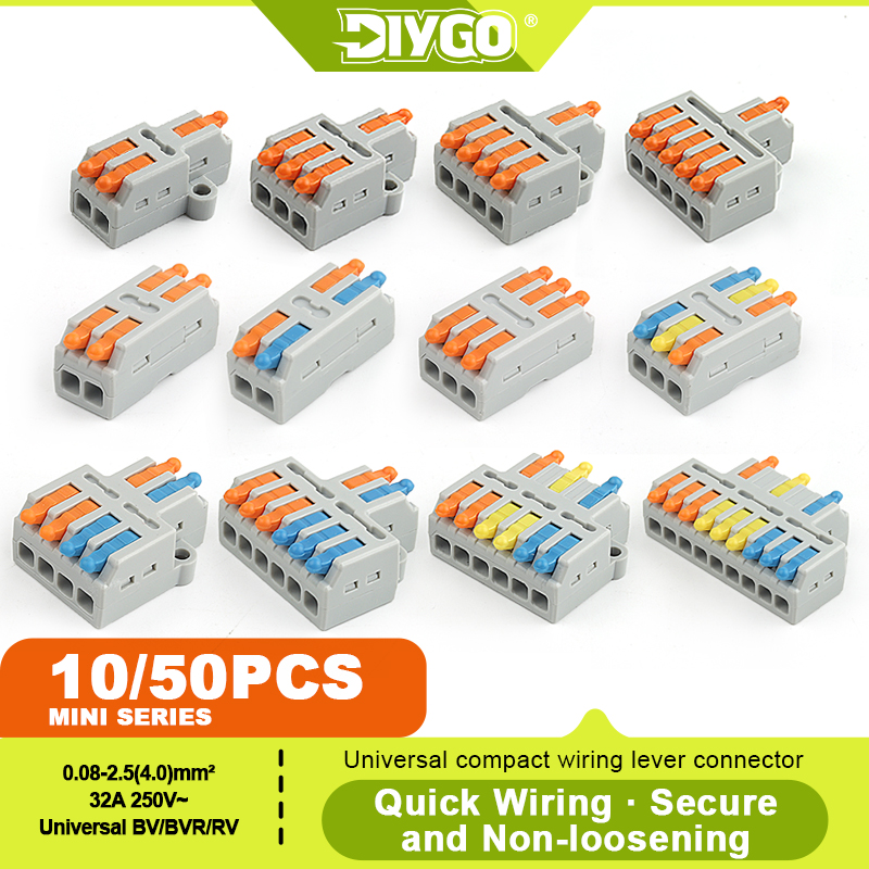 DIY GO 10/50PCS Universal Comp - مراجعة Push Fit Connector وسعره