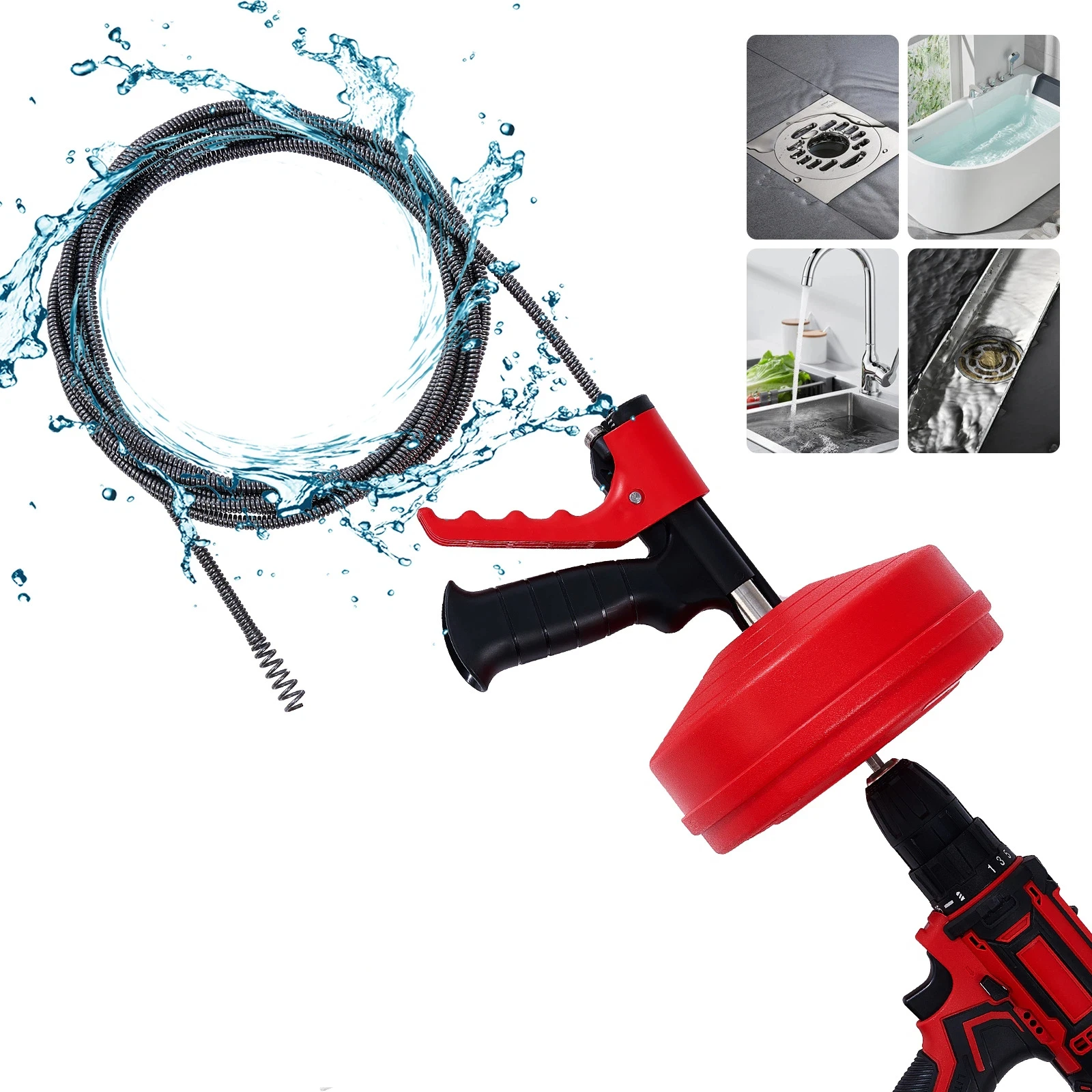 Professional Drain Snake Auger - مراجعة Drain Snake Flexible وسعره
