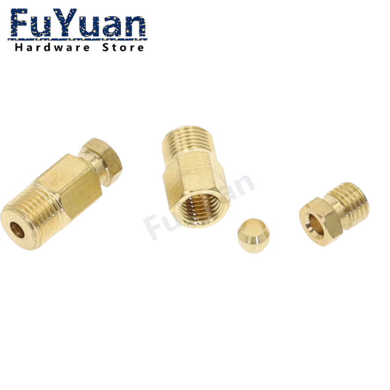 Compression Ferrule Tube Compr - مراجعة Compression Fitting Brass وسعره