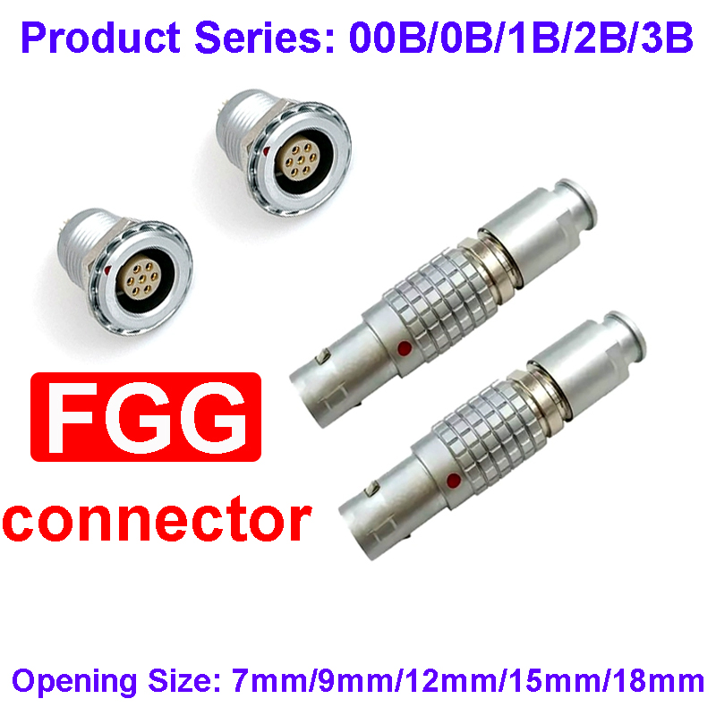 FGG LEMO Compatible Push-pull  - مراجعة Push Fit Connector وسعره