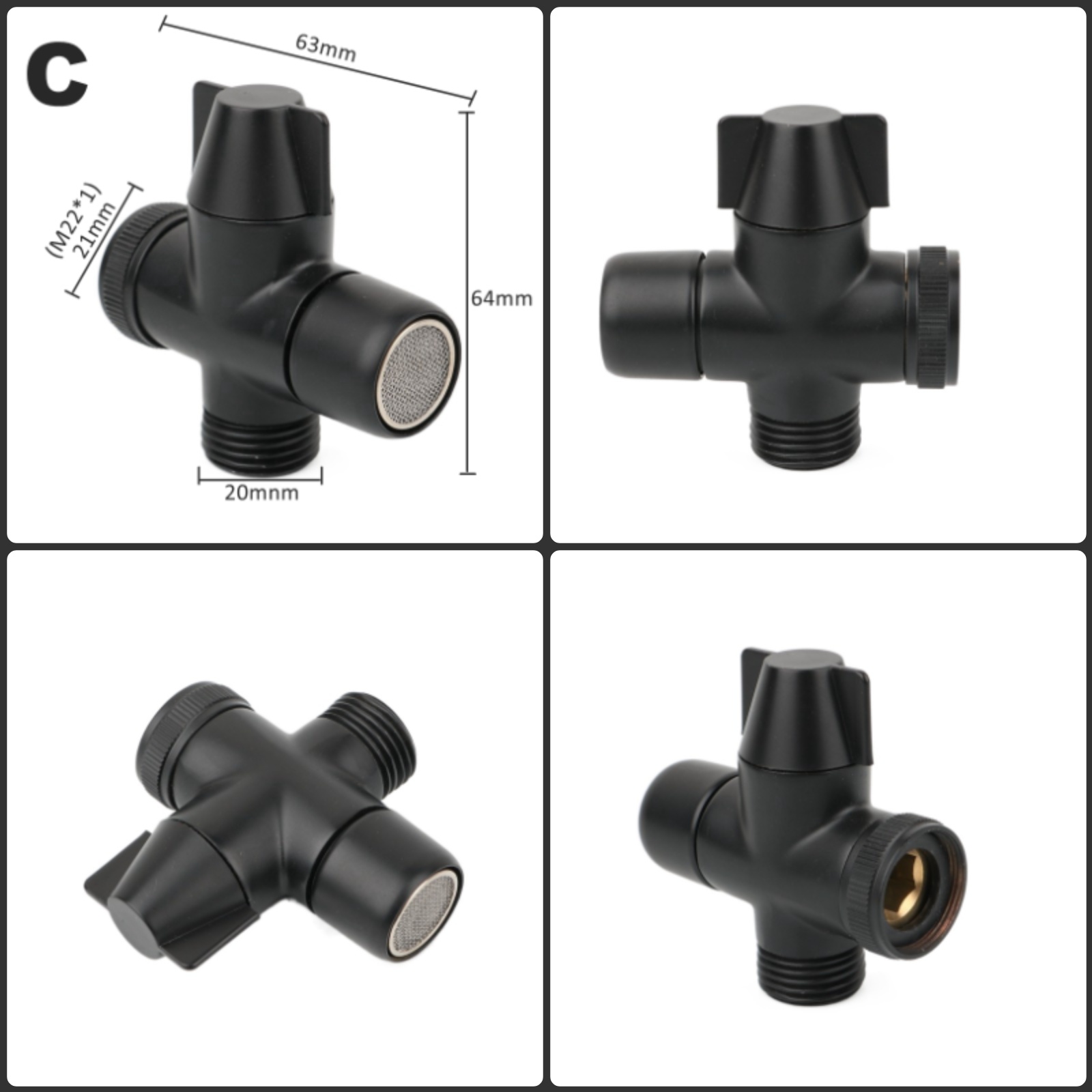 Black Brass Shower Arm Adapter - مراجعة Shower Valve Cartridge وسعره