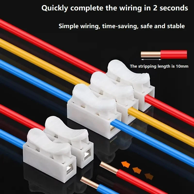 50pcs Push Quick Wire Cable CH - مراجعة Push Fit Connector وسعره