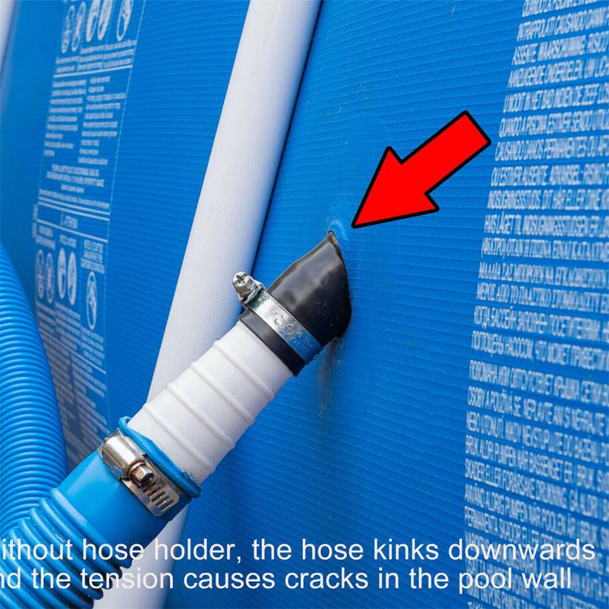1 Set Swimming Pool Pipe Fixin - مراجعة Plastic Pipe Clip وسعره