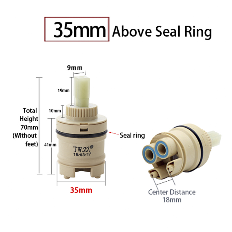 Tap Mixing High spool Valve 35 - مراجعة Basin Mixer Cartridge وسعره